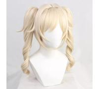 Anime Barbara Gunnhildr Cosplay peluca con doble cola de caballo para mujeres rizado Harajuku peluca de pelo