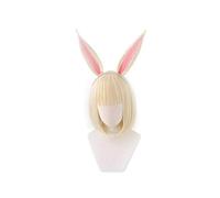 Anime BEASTARS Haru peluca corta con orejas Cosplay disfraz resistente al calor pelo sintético Beastars mujeres pelucas peluca y oreja
