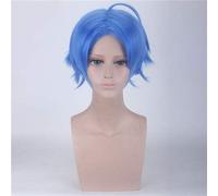 Anime Beryl And Sapphire Cosplay Peluca Pelo sintético corto Disfraz de Carnaval de Halloween Prop Pelucas Azul