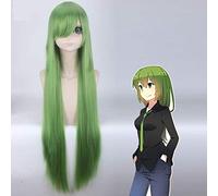 Anime BERYL AND SAPPHIRE Peluca de cosplay Beryl Sapphire Robot Beryl Blue and Green Cosplay Peluca sintética resistente al calor Halloween verde
