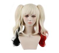 Anime Birds of Prey Long Ponytail Wig Cosplay Costume Heat Resistant Synthetic Hair Halloween Party Wigs + Wig Cap