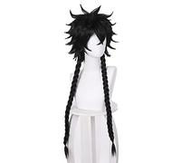 Anime Blue Period Haruka Hashida Cosplay Wig Black Long Braids Hair Heat Resistant Fiber Hair + Wig Cap Halloween Party