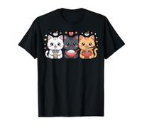 Anime Boba Tea Bubble Tea Come Rice Ramen Cat Camiseta
