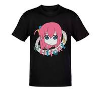 Anime Bocchi The Rock Hitori Gotoh Shirt Size S - 5XL Gift For Friends Black 3XL