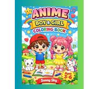 Anime Boy & Girl Coloring Book: Anime Boy & Girl Coloring Book