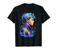 Anime Boy Rainbow Camiseta