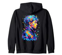 Anime Boy Rainbow Sudadera con Capucha