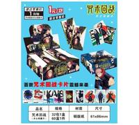Anime Cartas Tarjetas Coleccionables, 32 Packs Jujutsu Kaisen Juego de Cartas, Popular Trading Tarjetas Pack Booster Box Regalos para Aficionados, Niños, Adolescentes Adultos