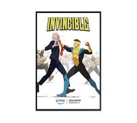 Anime Cartoon Invincible New Season 3 TV Series Poster película #1 - Matte poster de pared Frameless Gift 15 x 22.8 inch(38cm x 58cm),Noframe