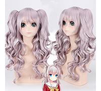 Anime Charlotte Cosplay Pelucas Tomori Nao Cosplay Peluca Sintética Cabello Halloween Carnaval Fiesta Mujeres Doble Cola de Caballo Cosplay Peluca