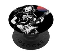 Anime Chica Japonesa La Música es Vida Guitarra Eléctrica PopSockets PopGrip Adhesivo