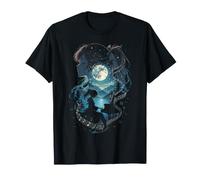 Anime Chica Piano Floral Luna Música Profesor Estudiante Camiseta