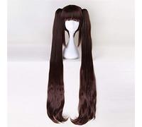 Anime Chocola peluca Nekopara Cosplay peluca mujeres chocolate largo liso pelo sintético Nekopara Chocolat traje juego pelucas KUMZ9461