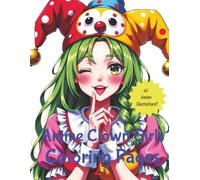 Anime Clown Girls Coloring Pages