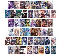 Anime Collage de Pared, Wall Collage Kit,Genshin Impact Collage de 50 Fotos de Pared,Anime Poster Decoración de Habitación Dormitorio Aesthetic Wall Posters