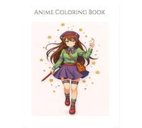Anime Coloring Book for Teens & Adults: Cute & Cool Original Anime-Style Characters for Relaxation and Stress Relief
