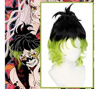 Anime Comic Demon Slayer Kimetsu no Yaiba Pelucas de Cosplay Giyuutarou Peluca de Cosplay Peluca sintética resistente al calor Pelos cortos Rectos