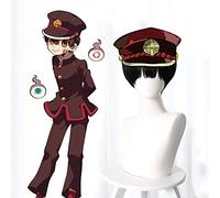 Anime Comic Jibaku Shounen Hanako kun pelucas de cosplay Hanako kun peluca de cosplay peluca sintética resistente al calor negro pelucas de hombres cortos