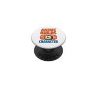 Anime Construye Personaje Animación Japonesa Fans Entusiasta PopSockets PopGrip Adhesivo