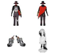 Anime Cosplay Costume For Boothill HonkaiStarRail,Women Men Uniform with Accessories,Cosplay Replica Prop Wig Shoes Full Set, Halloween Carnival Party Suit