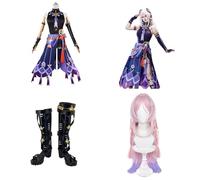 Anime Cosplay Costume For Citlali Genshin,Women Men Uniform with Accessories,Cosplay Replica Prop Wig Shoes Full Set, Halloween Carnival Party Suit