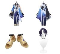 Anime Cosplay Costume For DrRatio HonkaiStarRail,Women Men Uniform with Accessories,Cosplay Replica Prop Wig Shoes Full Set, Halloween Carnival Party Suit
