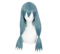Anime Cosplay Mahito Peluca, Pelucas De Juego De Roles De Pelo Largo Azul Para Fiesta De Disfraces De Halloween
