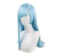 Anime Cosplay Miwa Kasumi Peluca, Pelucas De Juego De Roles De Pelo Largo Azul Para Fiesta De Disfraces De Halloween