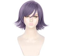 Anime cosplay peluca Akudama Drive Courier Lila Corta Peluca Cosplay Disfraz Resistente al Calor Pelo Sintético Carnaval Fiesta Pelucas