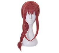 Anime cosplay peluca Anime Coser Anime Anime Cosplay Peluca de hombre de motosierra peluca mujer pelo largo corto con gorro de peluca para Halloween (Kobeni Higashiyama)