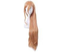 Anime cosplay peluca Anime Coser Anime Anime Cosplay Peluca de hombre de motosierra peluca mujer pelo largo corto con gorro de peluca para Halloween (Kobeni Higashiyama)