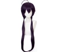 Anime cosplay peluca Anime Coser Anime Cosplay Peluca Bungo Stray Dogs Peluca Izumi Kyouka Peluca Mujeres Púrpura Doble Cola Trenza Pelo Largo con Gorro de Peluca Gratis