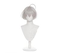 Anime cosplay peluca Anime Tokyo Revengers Wakasa Imauushi Cosplay Disfraz Senju Kawaragi Plata Gris Pelo Corto Hombres Mujeres Carnaval Fiesta Pelucas