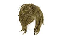Anime cosplay peluca cortes Makoto Tachibana Cosplay pelucas de lino corto gris verde resistente al calor sintético peluca de cabello+peluca gorra