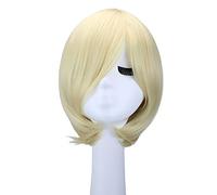 Anime cosplay peluca hombres Anime Cosplay peluca hombre corto Yuri !!! en hielo yuri sobre hielo Yurio Plissensky pelo sintético COS pelucas rubias Peruca Pelucas