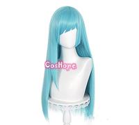 Anime cosplay peluca Miwa Kasumi Cosplay Jujutsu Kaisen Cosplay 70 cm de largo recto Navidad azul peluca Cosplay Anime pelucas sintéticas resistentes al calor