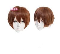 Anime cosplay peluca NAIB Subdedar Cosplay Identity V Cosplay Mercenario Cosplay Marrón Peluca Cosplay Anime Cosplay Pelucas sintéticas resistentes al calor