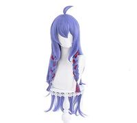Anime cosplay peluca Spirit Blossom Kindred Peluca Cosplay Azul Púrpura Rojo Trenzado Pelo Sintético 80 cm Peluca Larga Mujeres Kindred Cosplay Halloween