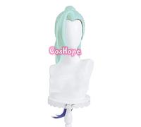 Anime cosplay peluca Spirit Blossom Vayne Cosplay LOL Cosplay 75 cm Largo Mint-verde Peluca Cosplay Anime Cosplay Cosplay Pelucas sintéticas resistentes al calor Halloween