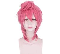Anime cosplay peluca Trish UNA Cosplay peluca JoJo Bizarre Adventure Cosplay resistente al calor pelucas sintéticas fiesta Halloween Cosplay trajes para mujeres