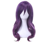 Anime cosplay peluca Watashi Ga Motete Dousunda Kae Serinuma Cosplay pelucas 45 cm púrpura ondulado pelo sintético Perucas Cosplay peluca
