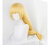 Anime Cosplay Wig,Fire Emblem Three Houses Ingrid Wig,Yellow Long Braid Wig,with Free Wig Cap,for Christmas Carnival Party Halloween Cosplay Wig, OneSize, AS Show