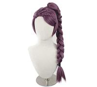 Anime Cosplay Wig,Fire Emblem Three Houses Petra Wig,Purple Long Braid Wig,with Free Wig Cap,for Christmas Carnival Party Halloween Cosplay Wig, OneSize, AS Show