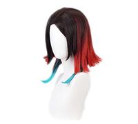 Anime Cosplay Wig for Enmu Cosplay Wig,Short Wave Wig Synthetic Hair,Halloween Costume Cosplay,for Christmas Carnival Party