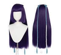 Anime Cosplay Yun Jin Peluca, Mujeres Púrpura Pelucas De Pelo Largo Para Halloween Disfraz Fiesta Accesorios