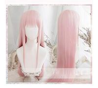Anime DARLING in the FRANXX 02 Cosplay Wigs Zero Two Wig 100cm Long Pink Synthetic Hair Perucas Cosplay Wig + Wig Cap