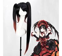 Anime Date A Live Cosplay Pelucas Pesadilla Tokisaki Kurumi Cosplay Peluca Resistente Al Calor Peluca Sintética Pelo Halloween Carnaval Fiesta