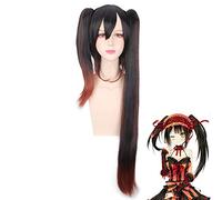 Anime Date A Live Nightmare Tokisaki Kurumi peluca larga Cosplay disfraz mujer pelo sintético fiesta de Halloween juego de roles pelucas