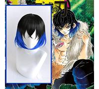 Anime Demon Slayer Kimetsu No Yaiba Pelucas de Cosplay Inosuke Hashibira Peluca de Cosplay Peluca sintética Pelo Fiesta de Halloween Blade Of Demon