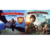 Anime - Drachenzähmen leicht gemacht 1+2 - Das Original-Hörspiel zum Kinofilm im Set - Deutsche Originalware [2 CDs]